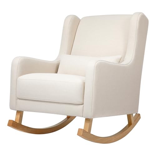 Babyletto Kai Rocker in Performance Natural Eco-Twill with Light Legs,…