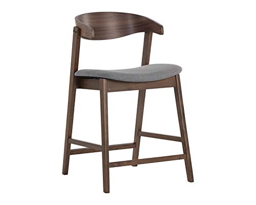 Sunpan Haisley Counter Stool - Dark Grey