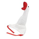 TOYANDONA Plush Animal Hat Cute Goose Cap Stuffed Goose Headwear with Drawstring Funny Party Photo Props White