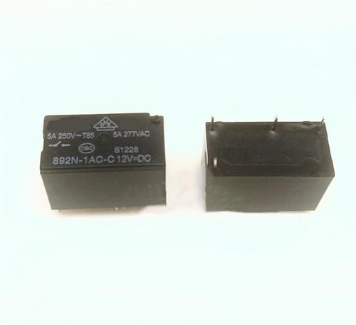 Relais 892-1AC-C 12V 24V 5A mini relais thermique 4 broches par 10