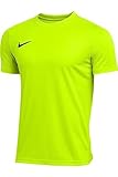 Nike Youth Park VII Short Sleeve Shirt (Volt, Large)
