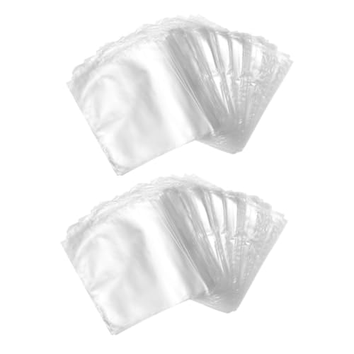 ARTIBETTER Heat Shrink Wrap Films 200 Pack of Waterproof Plastic Films 16x24cm for Essential Products