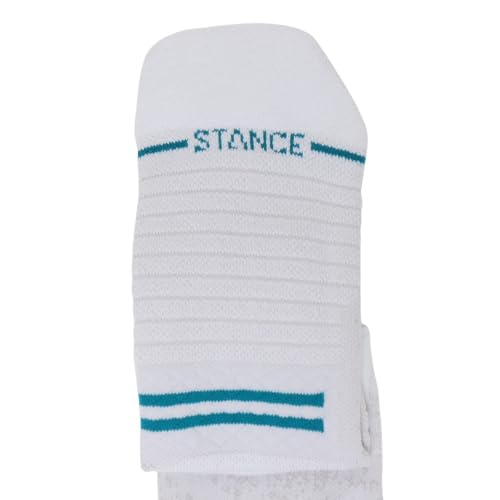 Stance® Athletic Tab Socks for Men and Women – Performance Mesh and Cushioning – FEEL360™ Technology White LG (US Men\'s Shoe 9-13, Women\'s Shoe 11-14) One Size