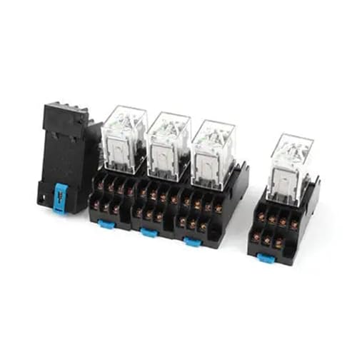 Relais de puissance solénoïde 4PDT 14 broches pour commutation multiple stable