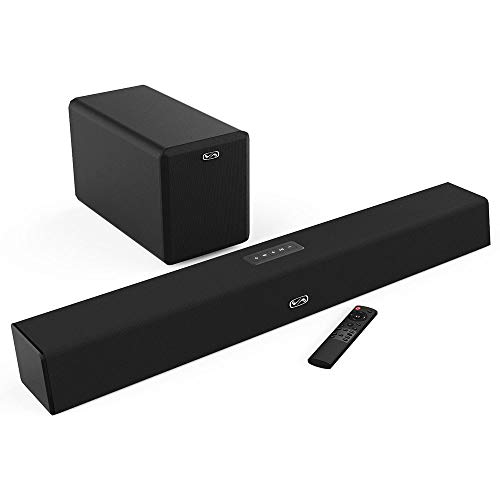 Soundbar Tv Halterung Bluetooth 4.2 Mit Infrarot-Fernbedienung 4 Hochtönern 100W Kompatibel Mit Verschiedenen Bluetooth-Geräten