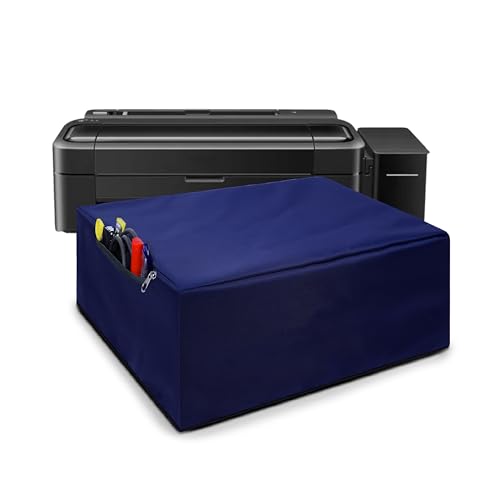 Image of Alifiya Dust Proof Washable Printer Cover for Epson L130 Single-Function Ink Tank - Blue