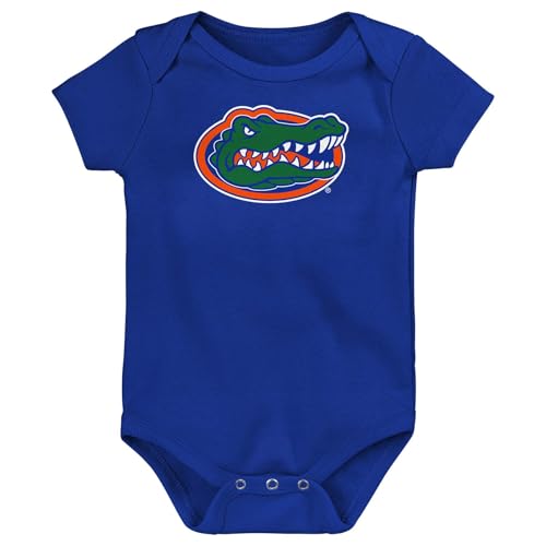 Image of Outerstuff NCAA Officially Licensed Newborn & Infants 0-24 Months Primary Logo Creeper Bodysuit Romper