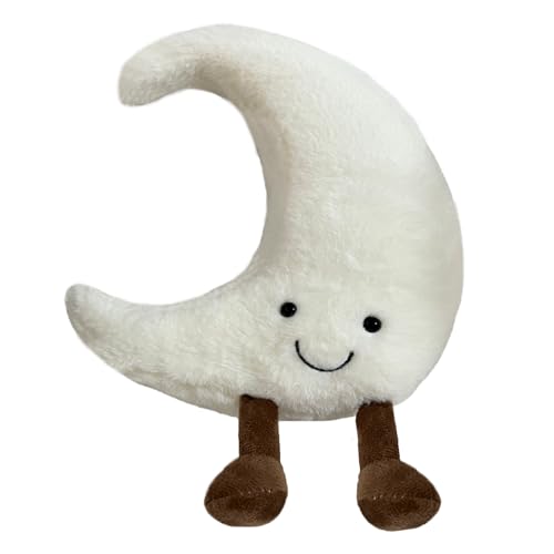 FJQZHA New Moon Sunshine Plush Toy Cute Smile Fun Filled Animal Pillow Soft Plush Toy for Children's Birthday Gift