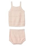 GAP Unisex Baby Crochet Set Pink Blush 0-3M