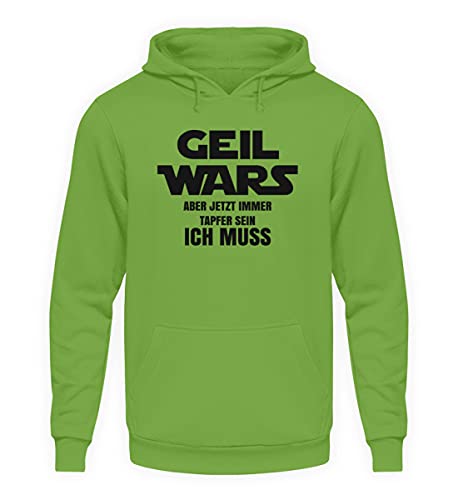 Pull à capuche unisexe vert lime XL pour rester courageux et afficher sa bonne humeur