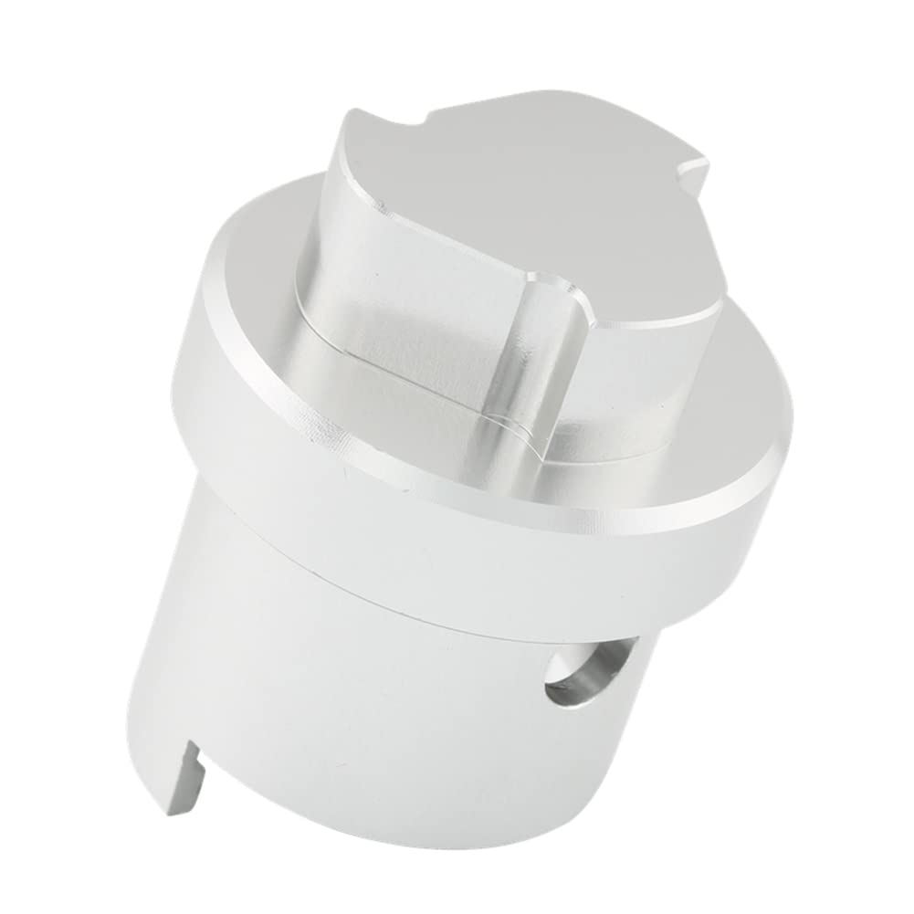 LIRU 2-in-1 Oil Filler Cap Wrench Coil Pack Removal Tool for BMW R1200GS R1250R R1200S R1200RT R1200ST 2004-2022, Silver