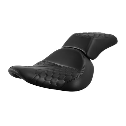 Asiento de pasajero para conductor motocicleta Softail antideslizante e impermeable 7