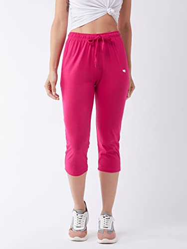 Image of Modeve Women Solid Cotton Blend Capri for summer|| Summer Wear