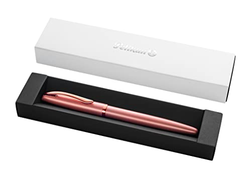Pelikan, Pluma estilográfica Jazz Nobel Recargable, Diseño Moderno y Sofisticado, Plumín Mediano, Caja de Regalo Incluida, Color Rosa