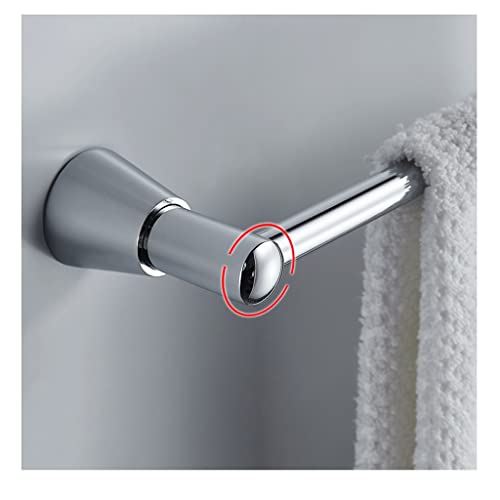 Porte-serviettes de salle de bain rigide 40cm à fixation perforée durable - 7