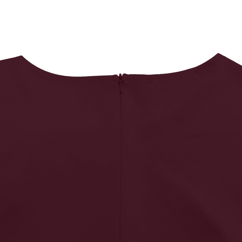 Image of Wear to Work Dress for Women Business Casual Bodycon Midi Dress Elegance Church Outfits