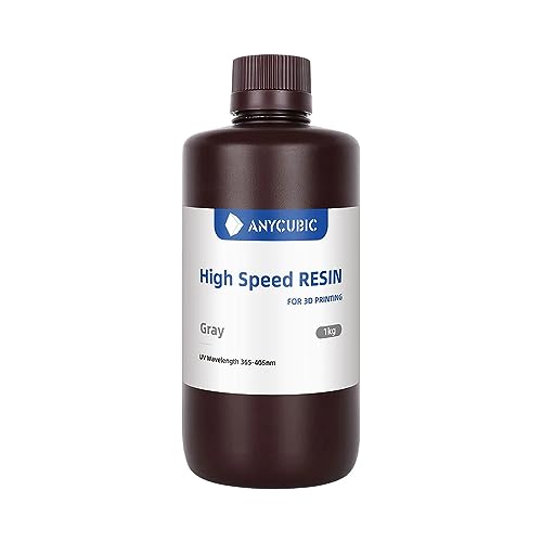 Image of High Speed (Grey) Resin 1 KG Hardness and Toughness Wave Length 365-405nm High Precision LCD DLP