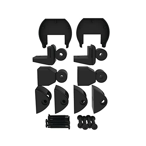 VersaRail Winchester Aluminum Rail Stair Bracket Kit, Matte Black