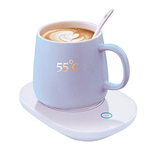 Coffee Mug Warmer for Desk, Electric Milk Tea Cocoa Beverage Coffee Cup Warmer Plate for Office Home Use with Auto Shut Off