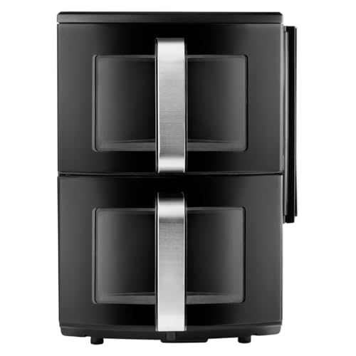 GOURMIA(グルミア) Air Fryer エアーフライヤー Double Decker ダブル デッカー チャンバー Digital デジタル 窓付き タッチパネル 10.4L バスケット 最大230℃ 油脂80%カット ヘルシー 食洗器対応 GAF1180 の商品画像 1