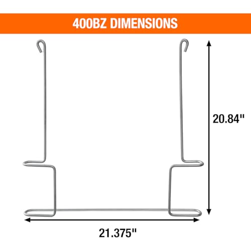 Image of Buyers Products 400BZ Anti-Sail Brackets for Use with 20 Inch Mud Flaps and Splash Guards, 2 Count, Bolt Or Weld onto Truck or Trailer to Hold Mudflaps Straight