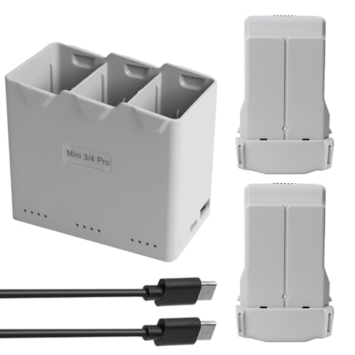Satonaka 2 Pack Mini 4 Pro/Mini 3/3 Pro Battery & Charging...