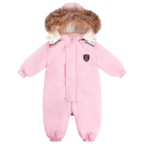 Newborn Baby Boys Girls Snowsuits Infant Toddler Winter Snow Suit Coat Clothes