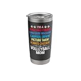 Volleyball Player Team Mom Mother I'm A Knee Pad Findin' Stainless Steel Insulated Tumbler