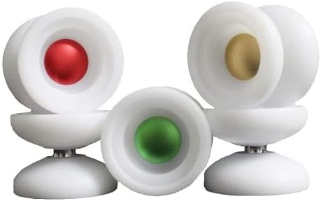 Yoyó Angel D1 - POMDelrin YoYo (blanco con cubo dorado)