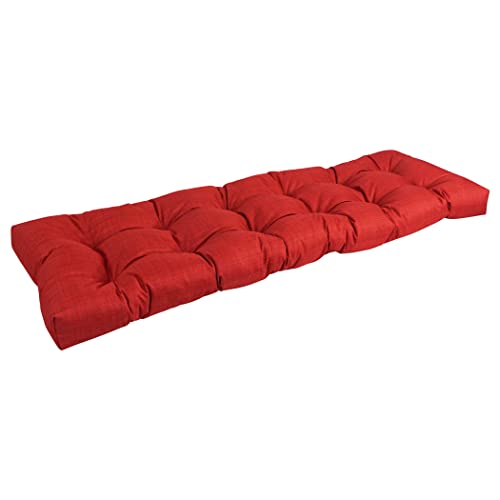 Blazing Needles Indoor/Outdoor Tufted Bench Cushion, 55