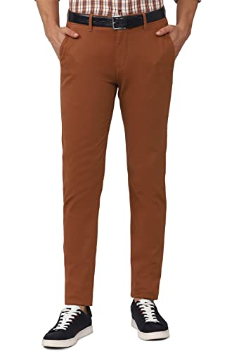 Image of Peter England Men Slim Casual Pants