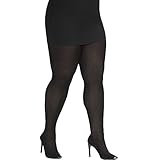 Just My Size by Hanes Womens Blackout Tight, 88906, 1X/2X, Black