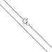 Sterling Silver Magic Round Snake Chain .8mm Solid 925 Italy Brazilian Necklace 20" (2218-20)