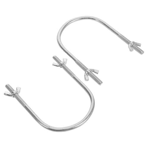 Toyvian Gancio per Ruote del Riscaldatore Elettrico e a Olio Supporto a Forma di U Base per Puleggia Girevole Accessorio per Mobilità e Stabilità del Radiatore