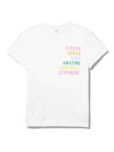T-shirt femme GAP anti-déformation col rond coupe droite fluide