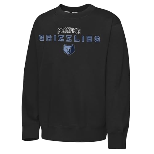 Sudadera de forro polar negro de Memphis Grizzlies ideal para tus días de partido
