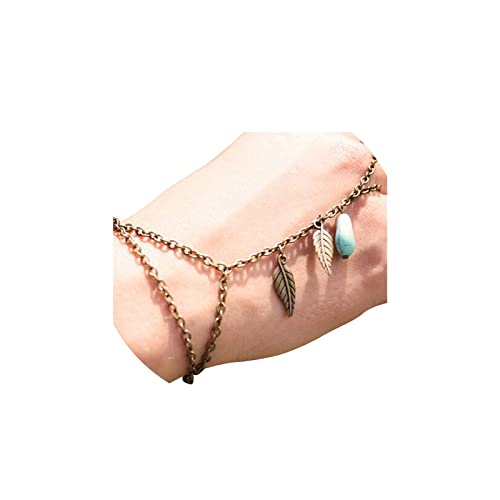 Bracelet en argent pour femmes bague turquoise et robinets ménagers design métal