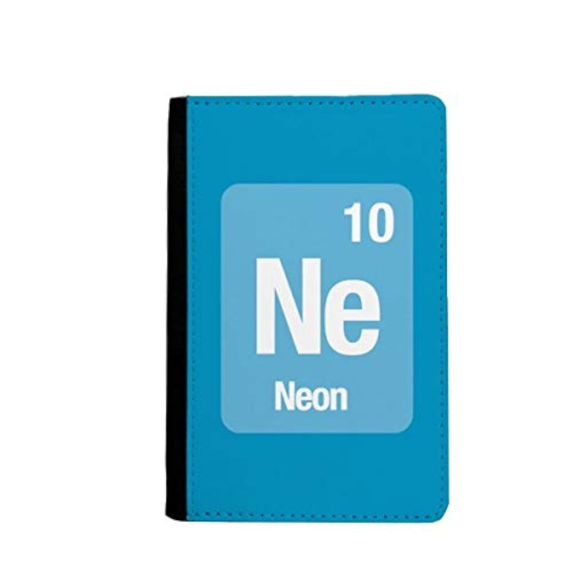 Ne Neon Chemical Element Science Passport Holder