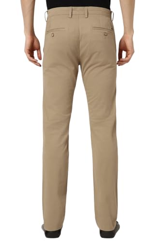 Image of Peter England Men's Skinny Fit Mid Rise Premium Casual Trouser Chinos