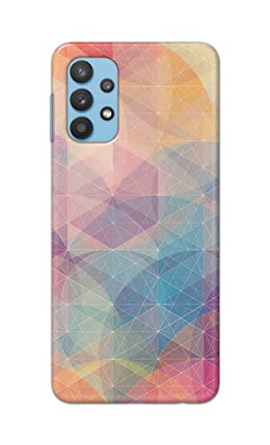 Image of Printed Hard Back Cover Case for Samsung Galaxy A32 4G Back Cover (Crumpled Paper Design) -1803