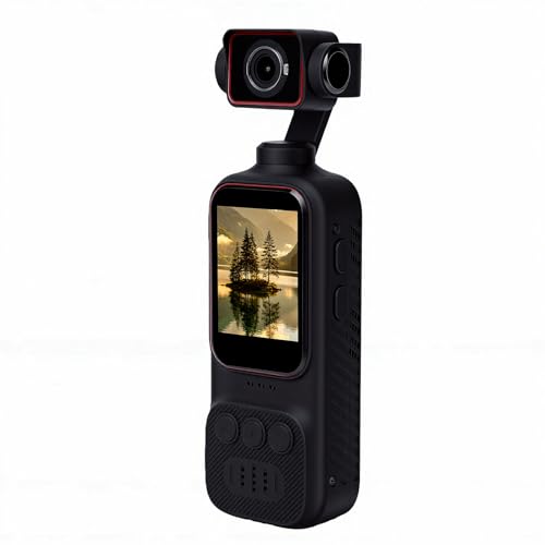 Caméra vlogging XUMIUZIY pour filmer vos voyages avec objectif rotatif 2k