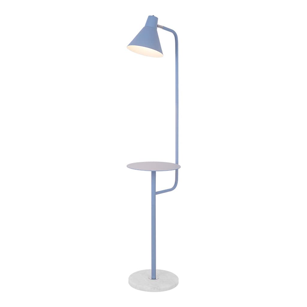 Lampadaire avec étagère moderne support métal pour liseuse salon