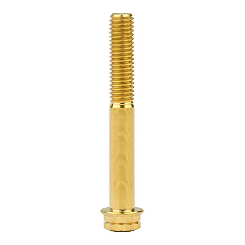 Image of Titanium Flange 12 Point Head M8 x15 20 25 30 35 40 45 50 55 60 65mm Screw Bolt Pack of 4 (M8x60mm, Gold)