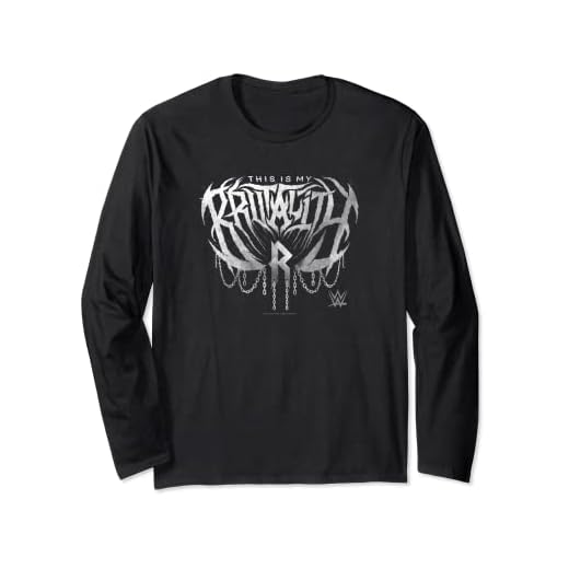 WWE This Is My Brutality Rhea Ripley Metal Vintage Logo Long Sleeve T-Shirt