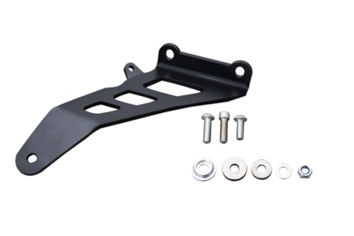 Soporte escape Kawasaki Ninja 400 fijación aluminio para rutas y circuito