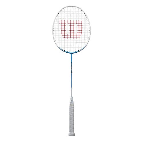 Wilson Fierce Badminton Racket C1700, White/Blue, One Size (Size 4) #TOP19