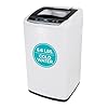 BLACK+DECKER 0.9 Cu. Ft. Portable Washer, 6.6 lb. Capacity Washing Machine for Homes & Apartments, 5 Wash Cycles, Quick Connect Sink Adapter and Drain Hose Included, LED Display, BPWM09W, White