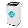 BLACK+DECKER 0.9 Cu. Ft. Portable Washer, 6.6 lb. Capacity Washing Machine for Homes & Apartments, 5 Wash Cycles, Quick Connect Sink Adapter and Drain Hose Included, LED Display, BPWM09W, White