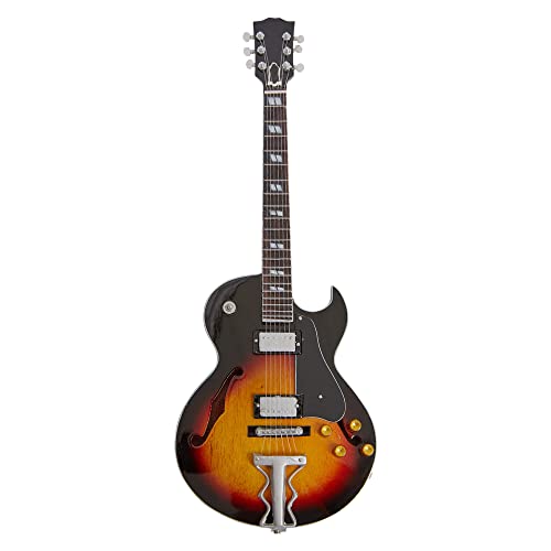 Steve Howe Réplique de guitare miniature – Cadeaux musicaux – Fait à la main – Échelle 1/4 – Comprend une boîte de… - Les Beatles, Paul McCartney, John Lennon, RIngo Starr, George Harrison Steve Howe Réplique de guitare miniature – Cadeaux musicaux – Fait à la main – Échelle 1/4 – Comprend une boîte de… – Image 3