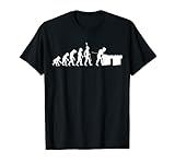 Billiard Evolution Lustig Pool Billardspieler Queue Sport T-Shirt